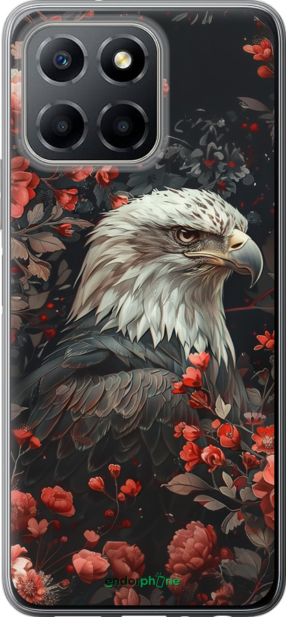 Силиконовый чехол Цветочный страж для Huawei honor X6 - 6102u-3341 изображение 