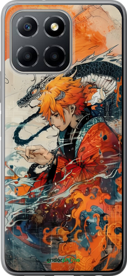 Силіконовий чехол Зеніцу Агацума для Huawei Honor X8 5G - 6114u-4149 изображение 