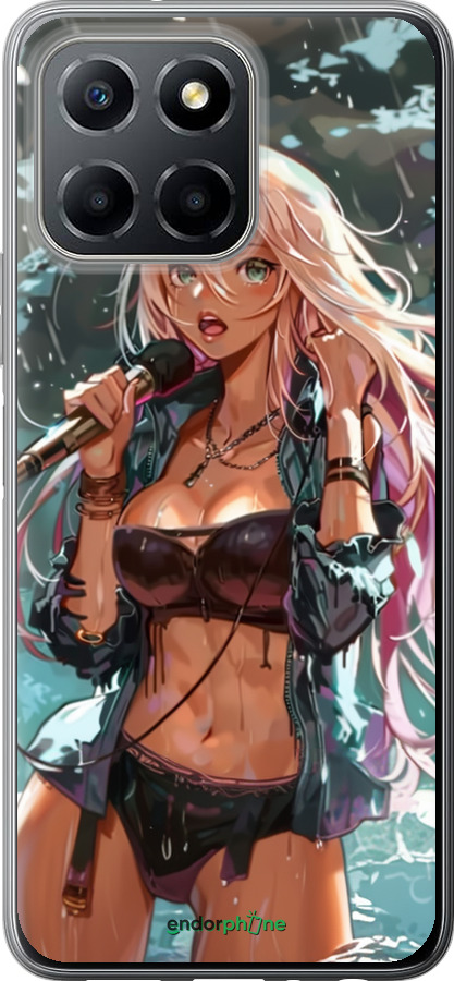 Силиконовый чехол Аниме-звезда под водопадом для Huawei honor X6 - 6121u-3341 изображение 