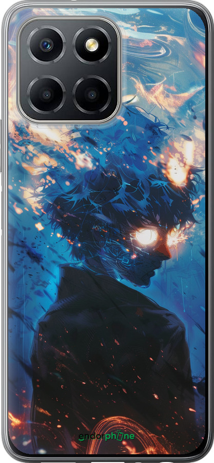 Силиконовый чехол Сатору Годжо для Huawei honor X6 - 6129u-3341 изображение 