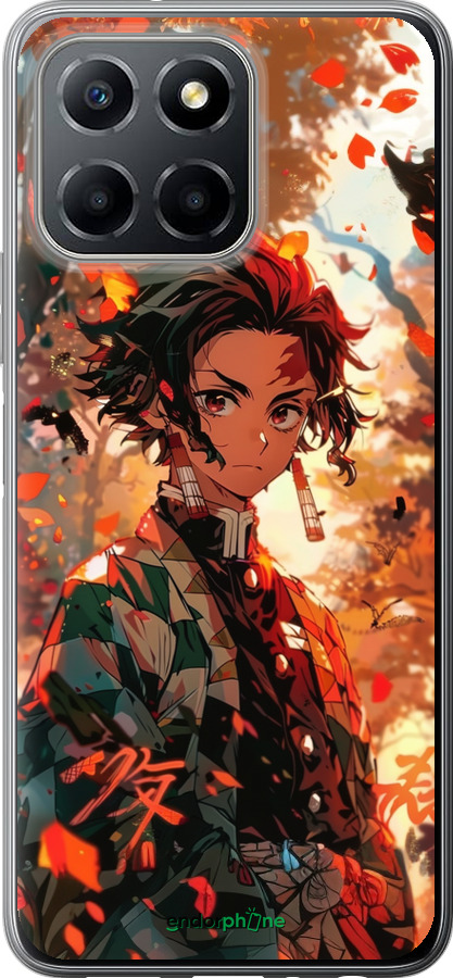 Силиконовый чехол Tanjiro для Huawei Honor X8 5G - 6130u-4149 изображение 