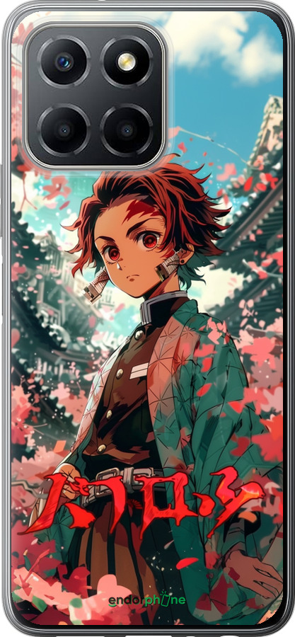 Силиконовый чехол Tanjiro Kamado для Huawei honor X6 - 6132u-3341 изображение 