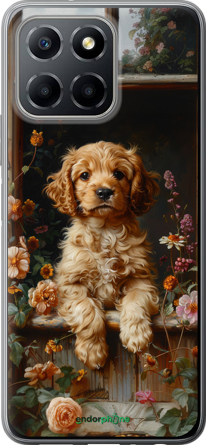 Силиконовый чехол Щенок cocker spaniel для Huawei honor X6 - 6136u-3341 изображение 