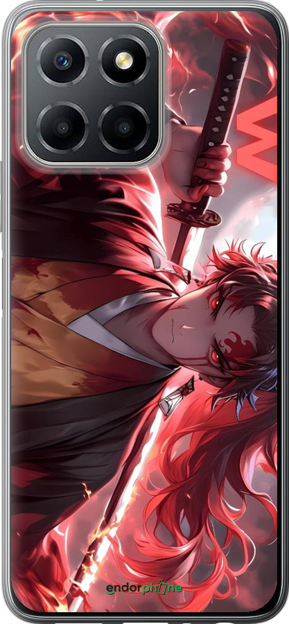 Силіконовий чехол Аниме воин для Huawei Honor X8 5G - 6281u-4149 изображение 