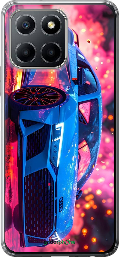 Силиконовый чехол Ауди для Huawei Honor X8 5G - 6286u-4149 изображение 