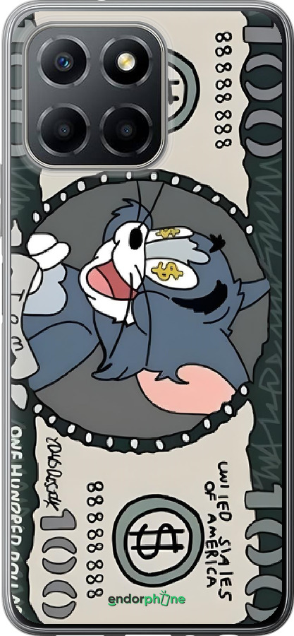 Силиконовый чехол Том и джерри для Huawei honor X6 - 6291u-3341 изображение 