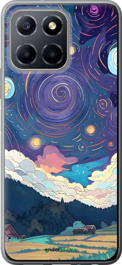 Силиконовый чехол Креативный арт для Huawei honor X6 - 6322u-3341 изображение 