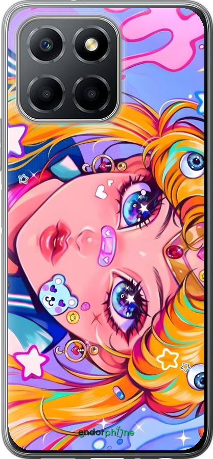 Силиконовый чехол Сейлор Мун 4 для Huawei honor X6 - 6353u-3341 изображение 