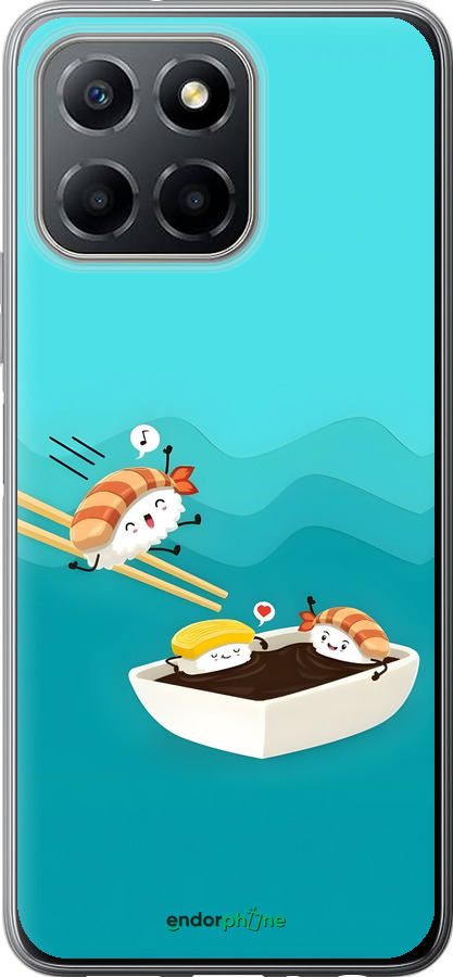 Силиконовый чехол Суши для Huawei honor X6 - 6354u-3341 изображение 