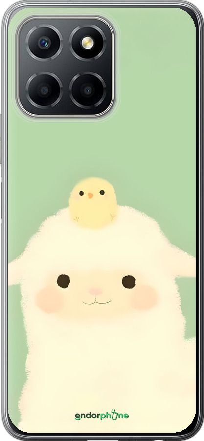 Силиконовый чехол Барашек и ципленок для Huawei honor X6 - 6369u-3341 изображение 