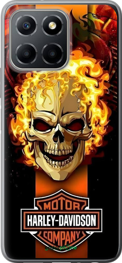 Силіконовий чехол Харлей девидсон для Huawei honor X6 - 6370u-3341 изображение 