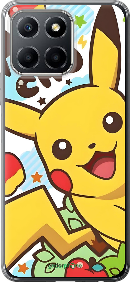 Силиконовый чехол Пикачу 2 для Huawei honor X6 - 6391u-3341 изображение 