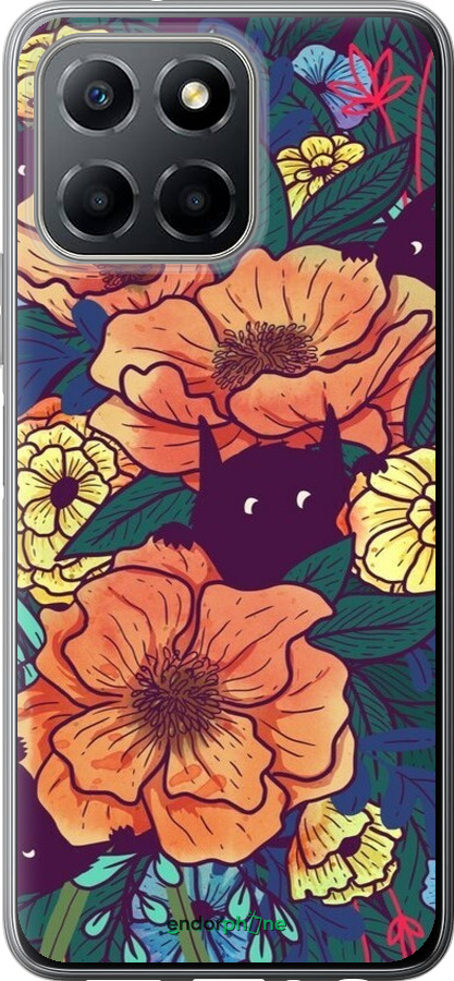 Силиконовый чехол С изображением полевых цветов для Huawei honor X6 - 6419u-3341 изображение 