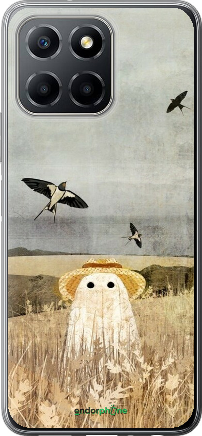 Силиконовый чехол Призрак в поле для Huawei honor X6 - 6427u-3341 изображение 