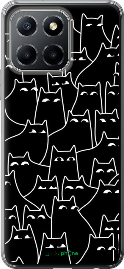 Силиконовый чехол С изображением кошек для Huawei honor X6 - 6470u-3341 изображение 