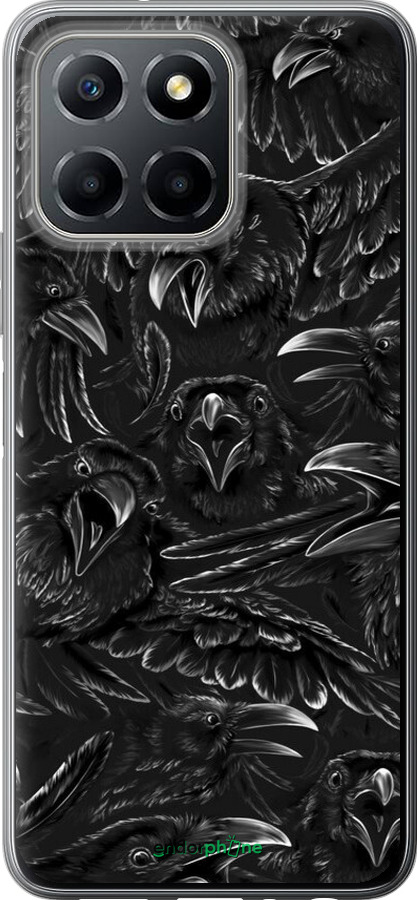 Силиконовый чехол Воронья ярость для Huawei honor X6 - 6474u-3341 изображение 
