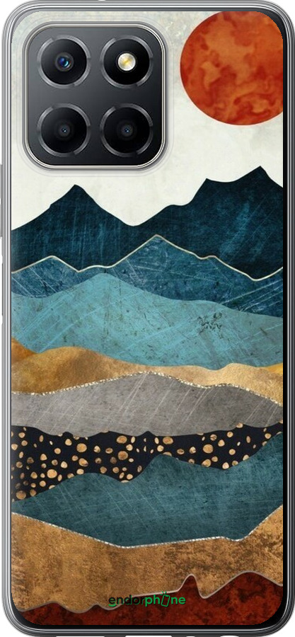 Силиконовый чехол Янтарный закат для Huawei honor X6 - 6475u-3341 изображение 