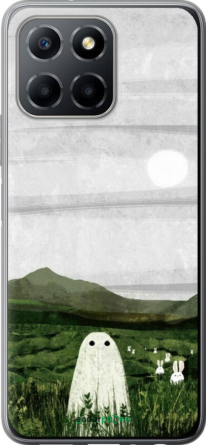 Силиконовый чехол Привидение для Huawei honor X6 - 6492u-3341 изображение 