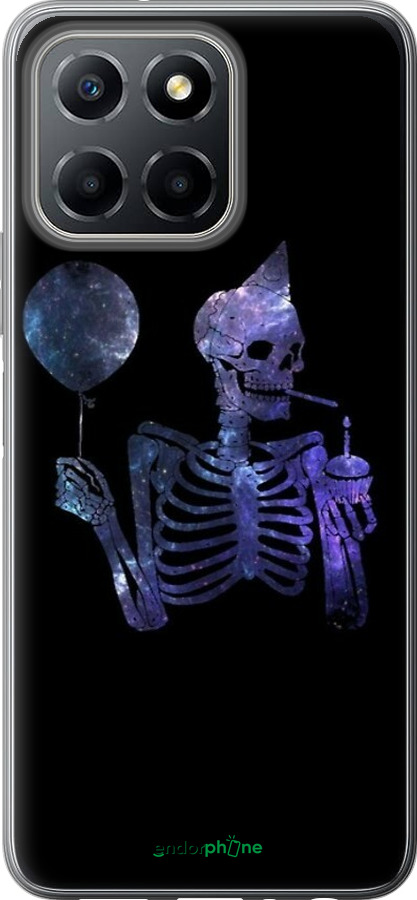 Силиконовый чехол Скелетное искусство для Huawei honor X6 - 6536u-3341 изображение 