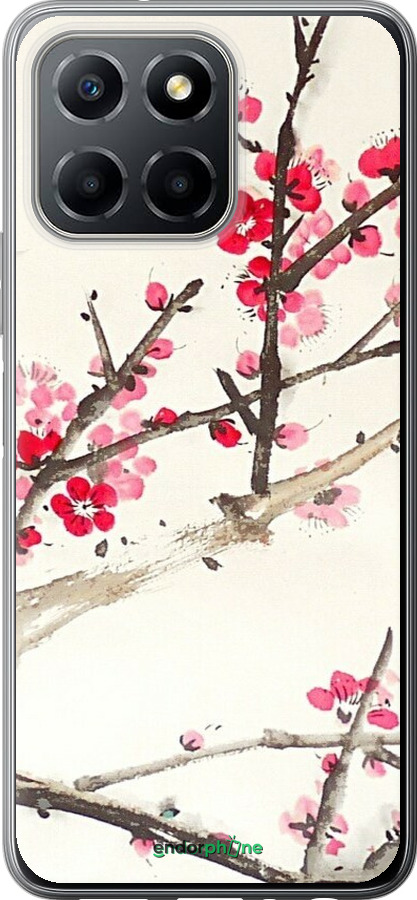 Силіконовий чехол Принт із зображенням цвітіння сакури для Huawei honor X6 - 6545u-3341 изображение 