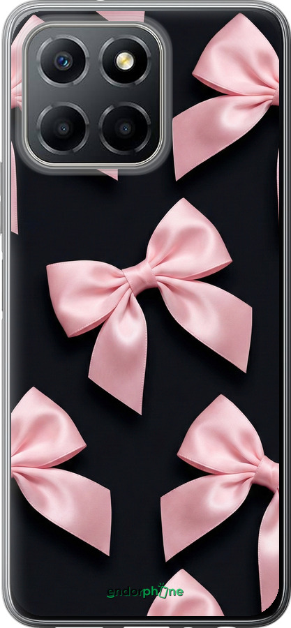 Силиконовый чехол Coquette Ribbons Dark Coquette для Huawei honor X6 - 6767u-3341 изображение 