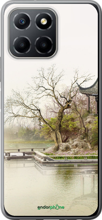 Силиконовый чехол Японский пейзаж для Huawei honor X6 - 776u-3341 изображение 