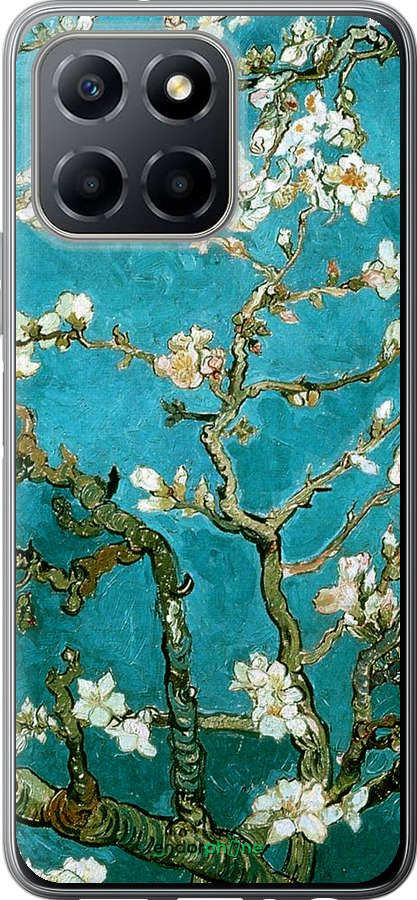 Силиконовый чехол Винсент Ван Гог. Сакура для Huawei Honor X8 5G - 841u-4149 изображение 