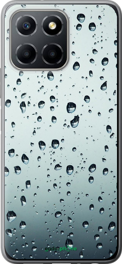 Силиконовый чехол Стекло в каплях для Huawei Honor X8 5G - 848u-4149 изображение 