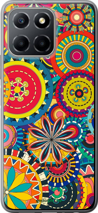 Силиконовый чехол Узор 5 для Huawei Honor X8 5G - 902u-4149 изображение 