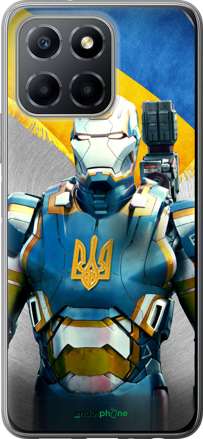 Силиконовый чехол Украинский киборг для Huawei honor X6 - 980u-3341 изображение 