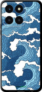 TPU чехол Абстрактный рисунок морских волн для Huawei honor X6A - 6538b-3340 изображение 