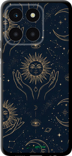 TPU чехол Celestial Harmony: Sun & Moon Gold Mystic Pattern для Huawei honor X6A - 6778b-3340 изображение 