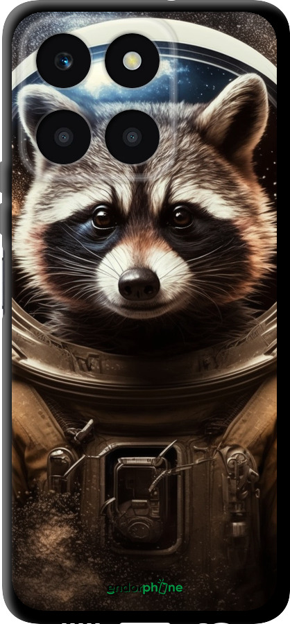 TPU чехол Raccoon austronaut для Huawei honor X6A - 5581b-3340 изображение 