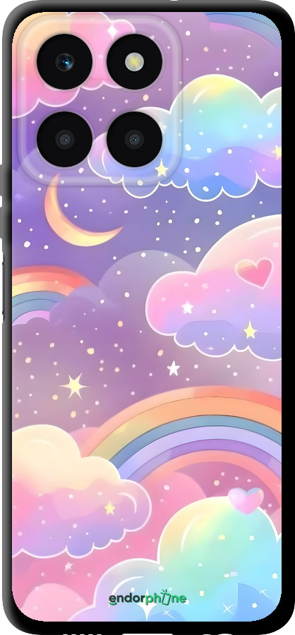 TPU чехол Хмари та веселка для Huawei honor X6A - 6312b-3340 изображение 