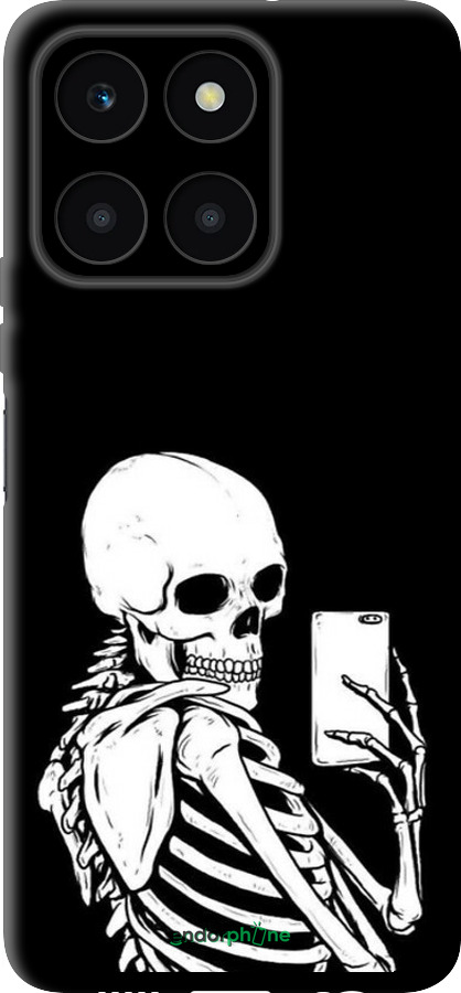 TPU чехол Скелет делает Selfie для Huawei honor X6A - 6535b-3340 изображение 