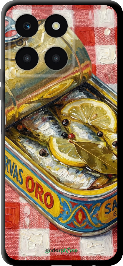 TPU чехол Vintage Sardine Tin Phone для Huawei honor X6A - 6772b-3340 изображение 