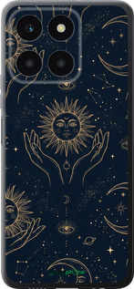 Силиконовый чехол 'Celestial Harmony: Sun & Moon Gold Mystic Pattern' для Huawei honor X6A изображение 5