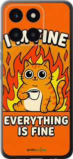 Силиконовый чехол 'Funny Cat' для Huawei honor X6A изображение 9