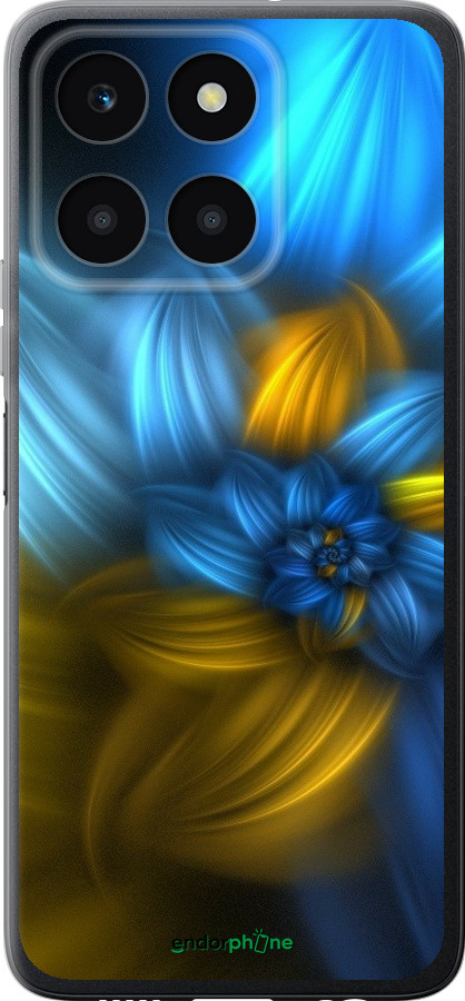 

Силіконовий чохол "Візерунок 46" для Huawei honor X6A, Синій