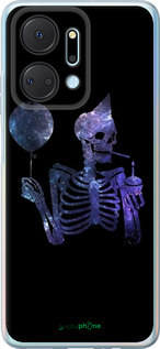 Силиконовый чехол Скелетное искусство для Huawei Honor X7A - 6536u-2981 изображение 