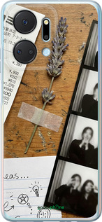 Силиконовый чехол Aesthetic Scrapbook Collage для Huawei Honor X7A - 6773u-2981 изображение 