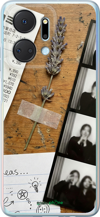 Силиконовый чехол Aesthetic Scrapbook Collage для Huawei Honor X7A - 6773u-2981 изображение 