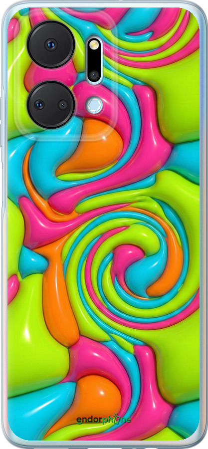 Силіконовий чехол Y2K Jelly Dream для Huawei Honor X7A - 6780u-2981 изображение 