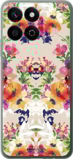 Силіконовий чехол Квітковий візерунок для Huawei Honor X7c - 1083u-3874 изображение 