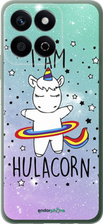 Силиконовый чехол I'm hulacorn для Huawei Honor X7c - 3976u-3874 изображение 