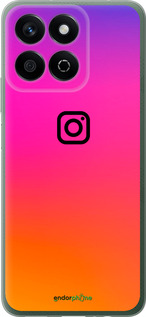 Силиконовый чехол Instagram для Huawei Honor Play 60 Plus - 4273u-4109 изображение 