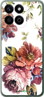 Силиконовый чехол Vintage flowers для Huawei Honor X7c - 4333u-3874 изображение 