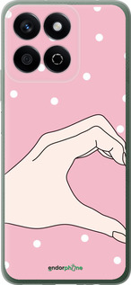 Силіконовий чехол Половинка серця для Huawei Honor X7c - 4340u-3874 изображение 