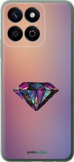 Силиконовый чехол Диамант для Huawei Honor X7c - 4352u-3874 изображение 