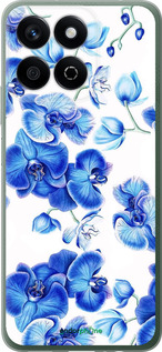 Силиконовый чехол Голубые орхидеи для Huawei Honor X7c - 4406u-3874 изображение 